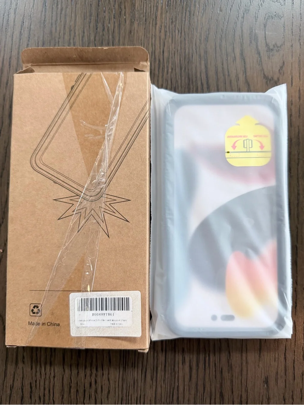 Never Used iPhone 16 Pro Waterproof Black Phone Case